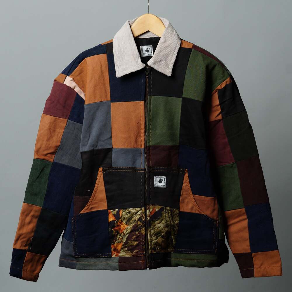 Upcycled Patchwork Jacket Size S